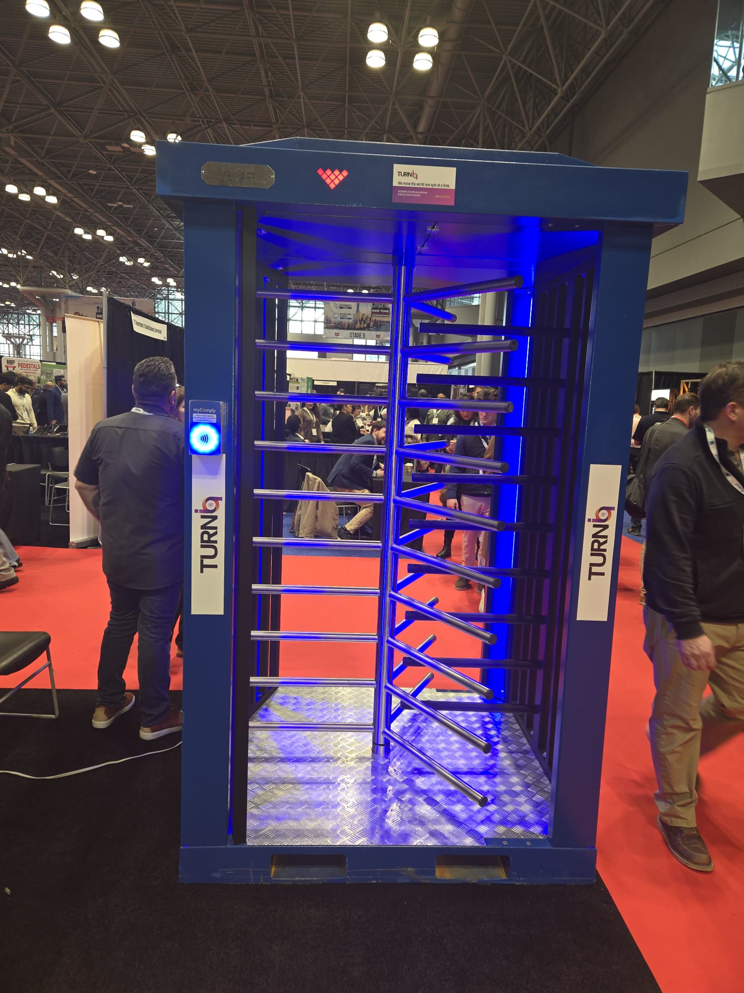 Biometric & Mobile Integration with Full-Height Turnstiles